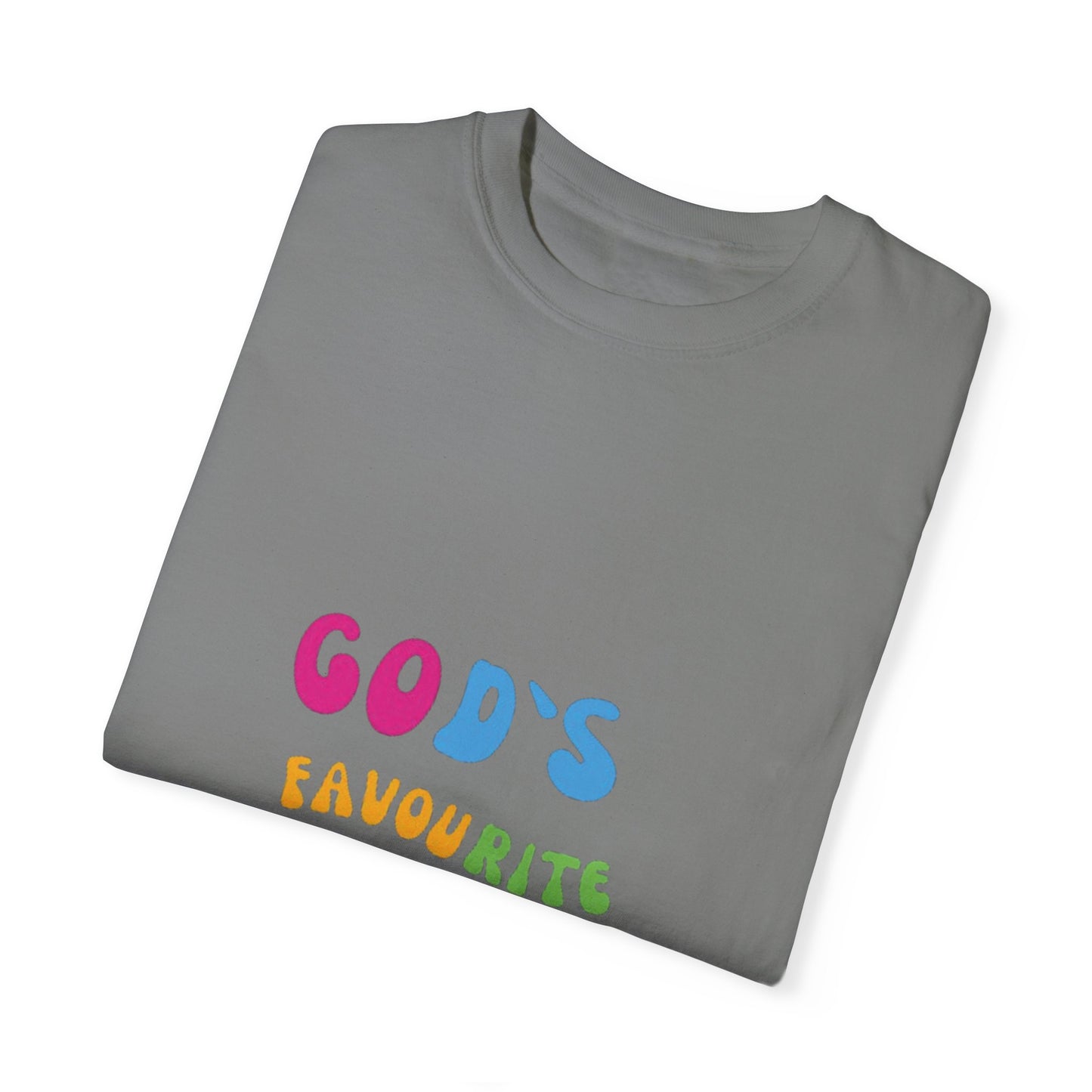 God's Favourite Daughter Unisex Garment-Dyed T-Shirt - Perfect for Celebrations, Gifts, and Everyday Wear