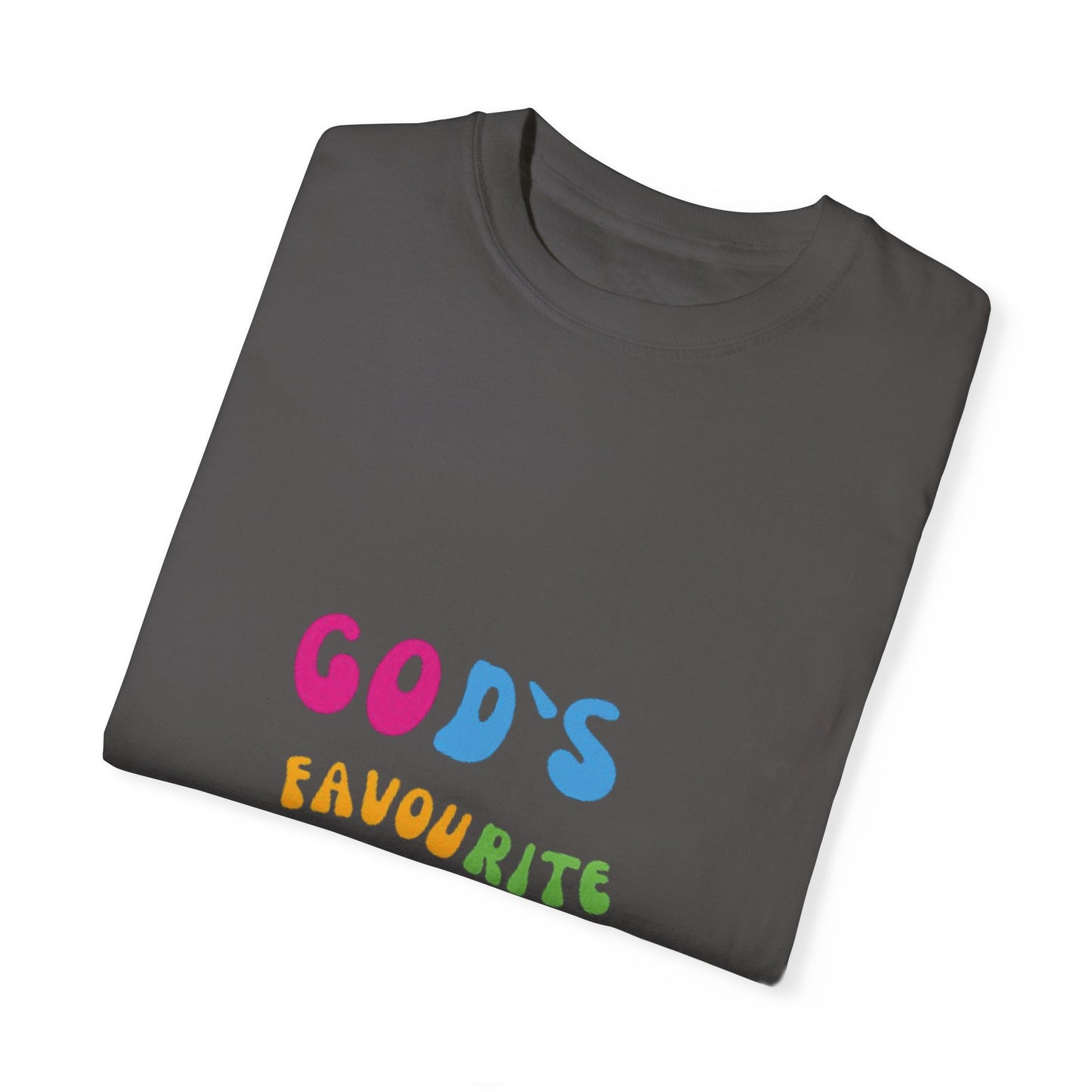 God's Favourite Daughter Unisex Garment-Dyed T-Shirt - Perfect for Celebrations, Gifts, and Everyday Wear