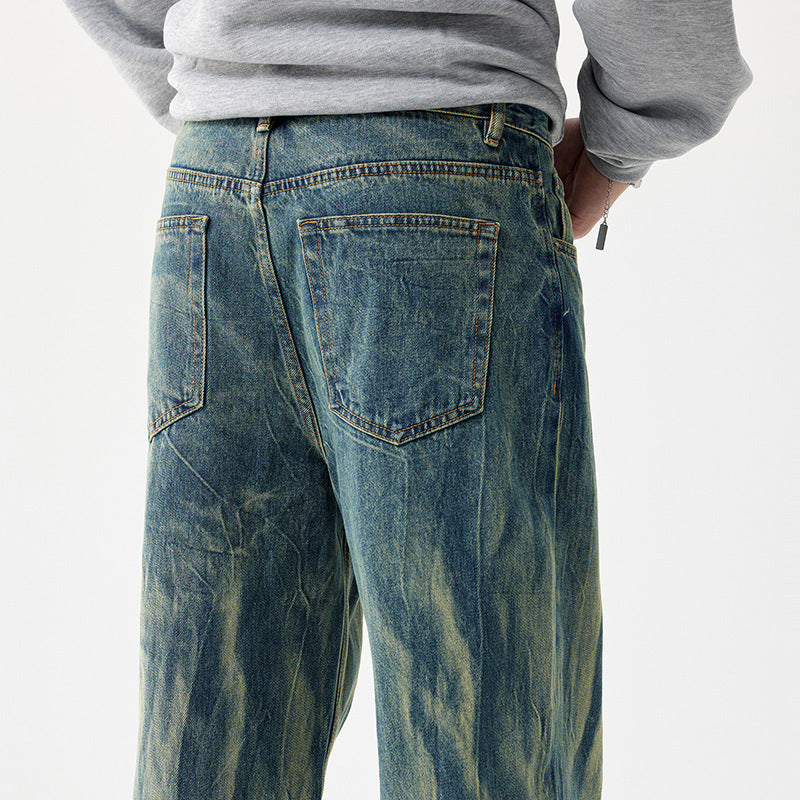 Fashion Casual All-match Men's Loose Jeans