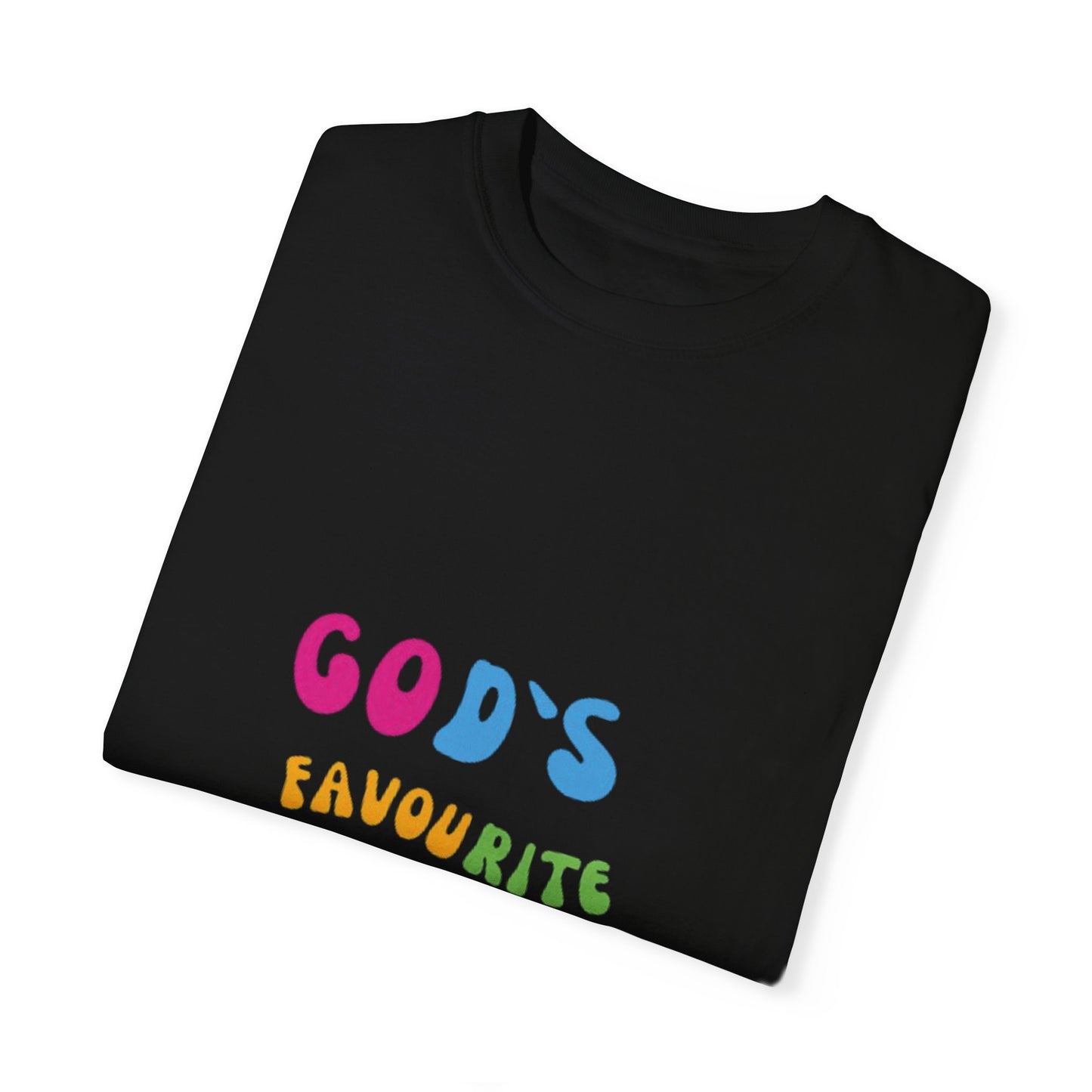 God's Favourite Daughter Unisex Garment-Dyed T-Shirt - Perfect for Celebrations, Gifts, and Everyday Wear