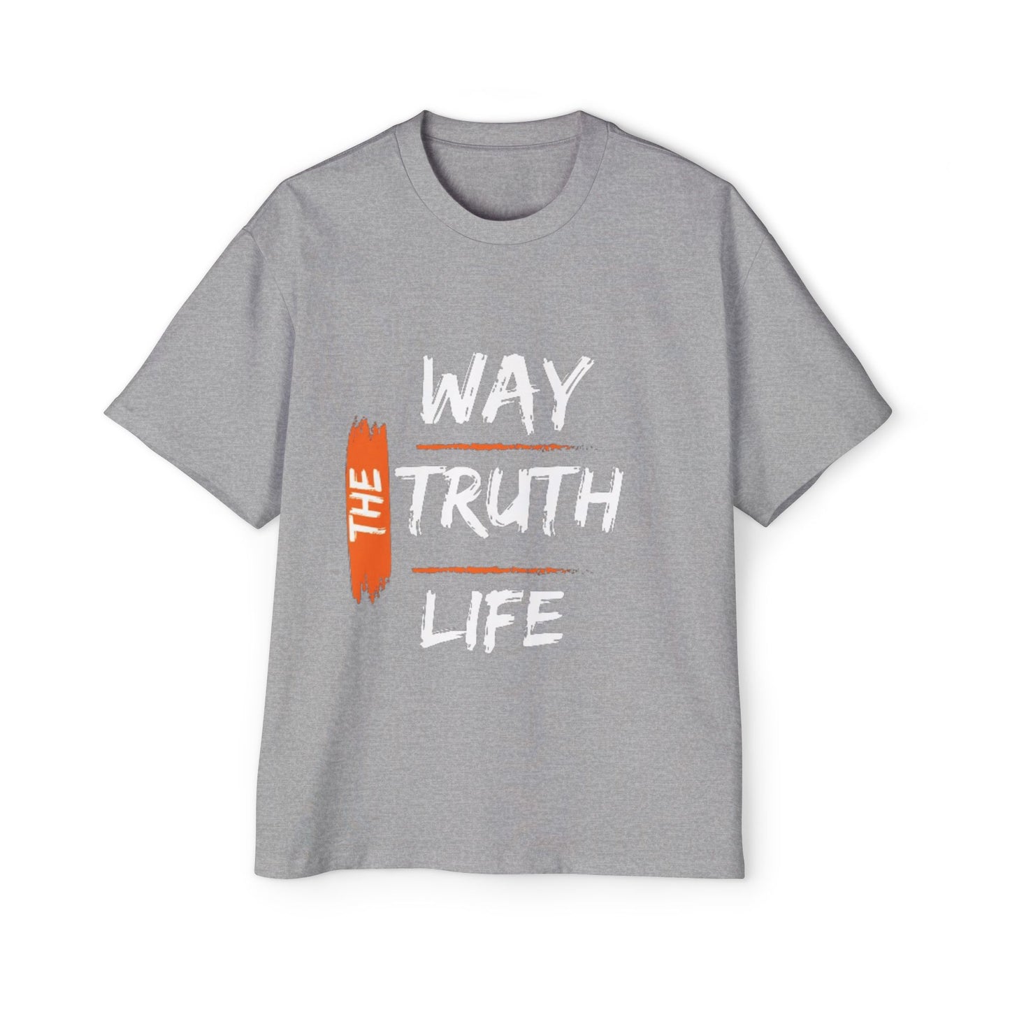 The Way The Truth The Life short sleeve t-shirt round neck 100% cotton 300GSM