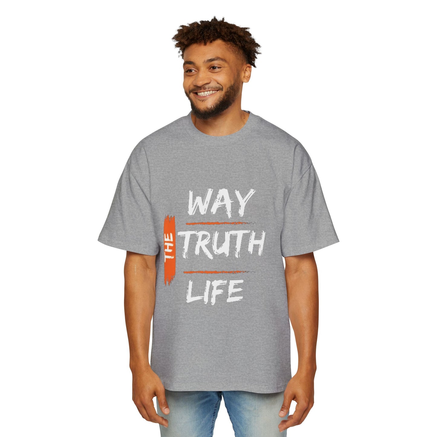 The Way The Truth The Life short sleeve t-shirt round neck 100% cotton 300GSM