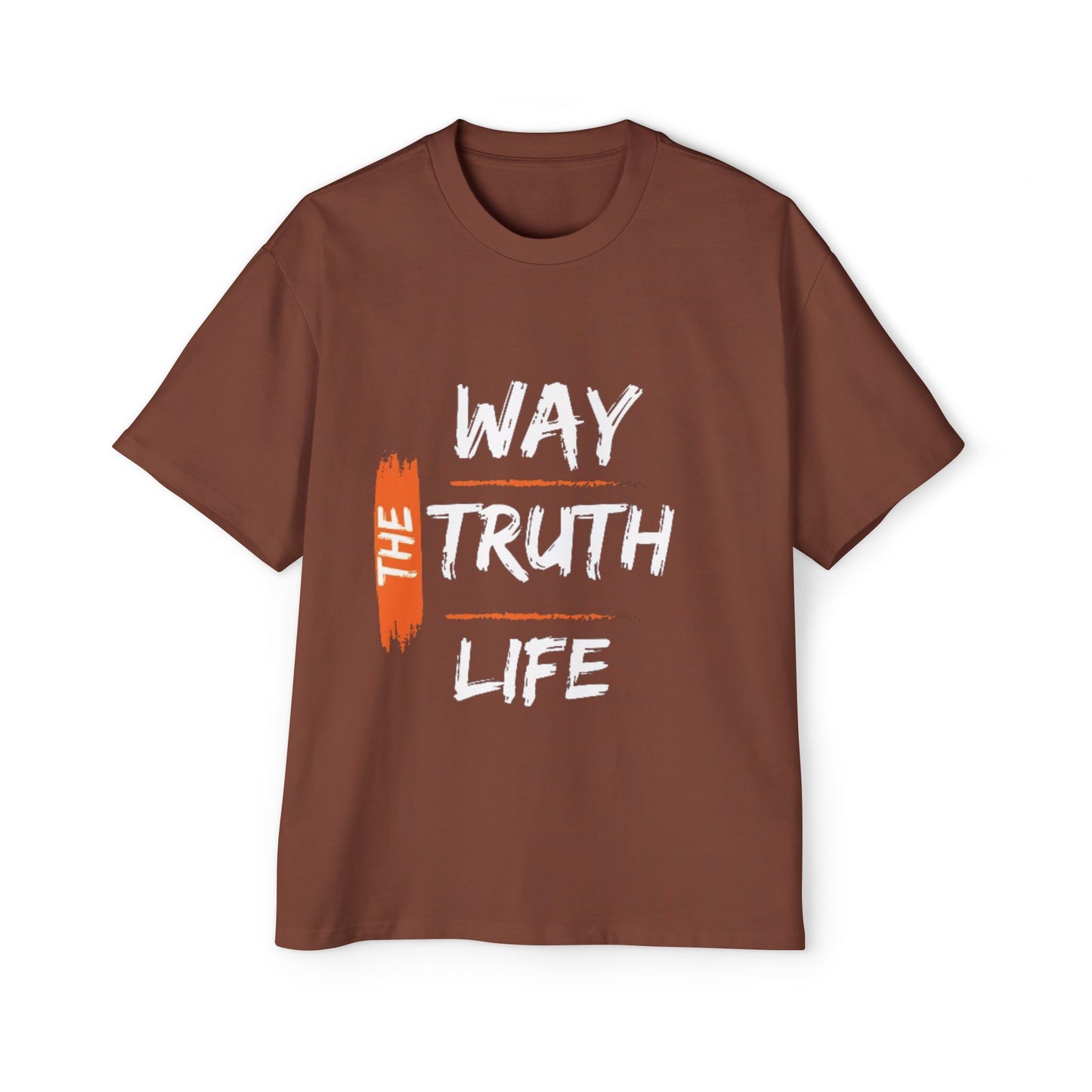 The Way The Truth The Life short sleeve t-shirt round neck 100% cotton 300GSM