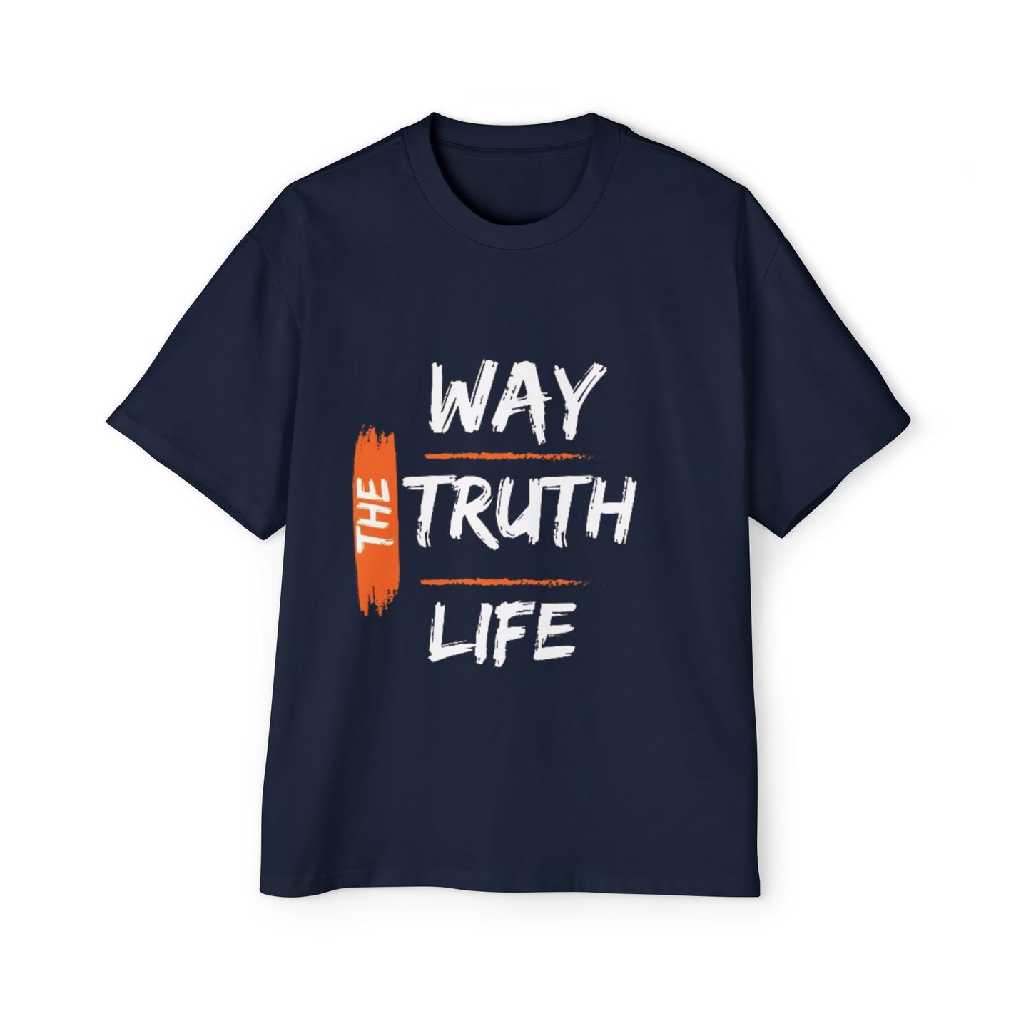 The Way The Truth The Life short sleeve t-shirt round neck 100% cotton 300GSM