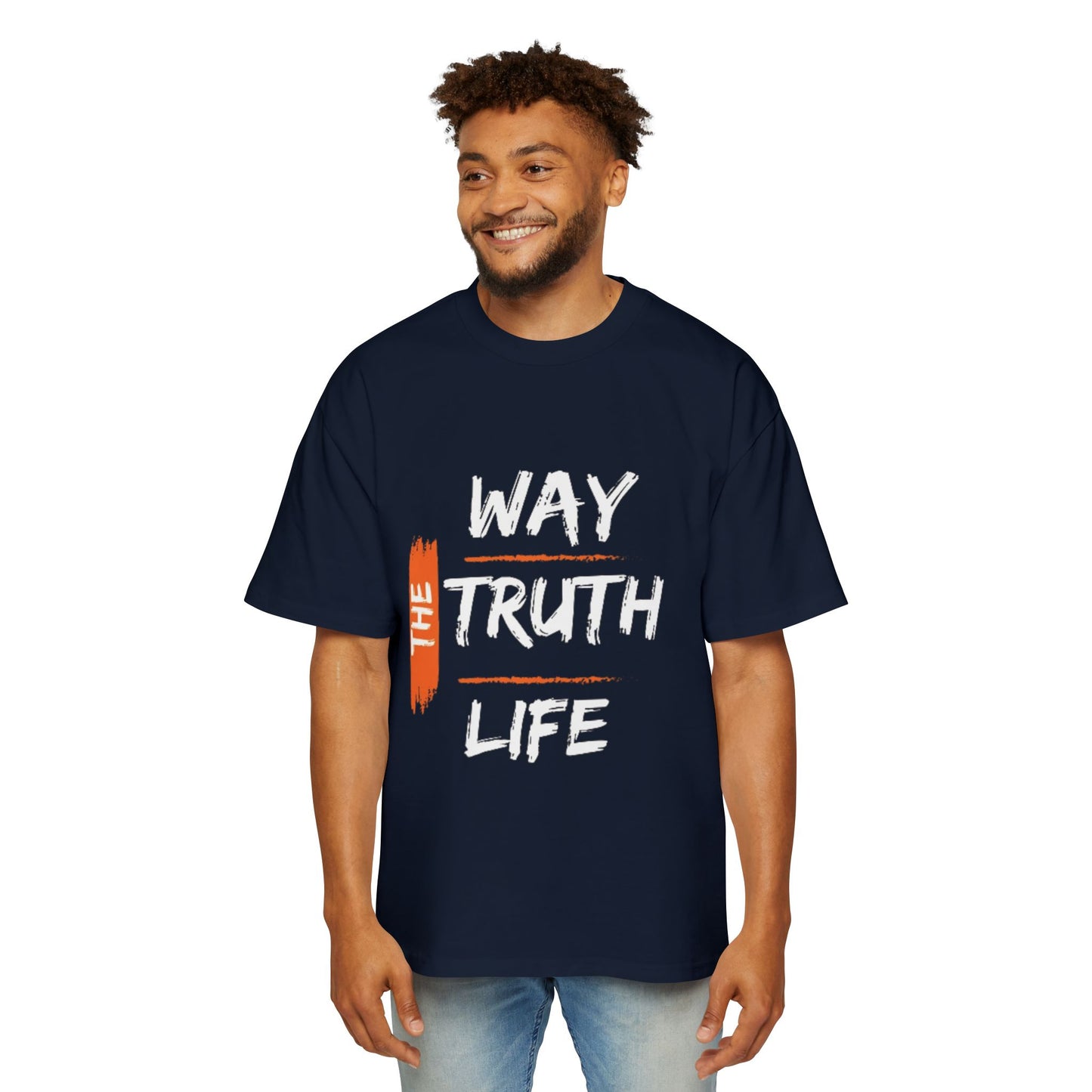 The Way The Truth The Life short sleeve t-shirt round neck 100% cotton 300GSM